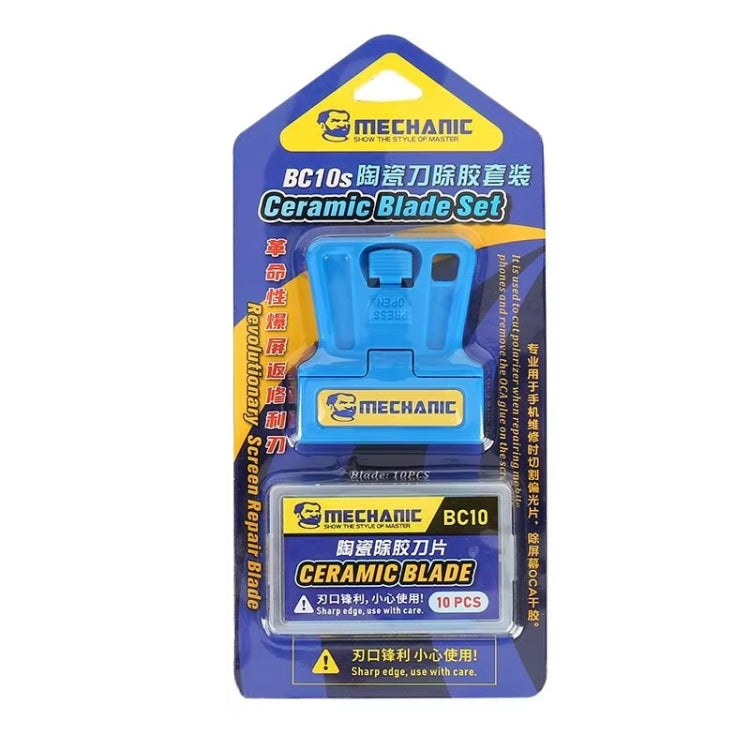 Set di lame in ceramica ad alto isolamento Mechanic BC10s con porta lama Set di lame in ceramica ad alto isolamento Mechanic BC10s con porta lama